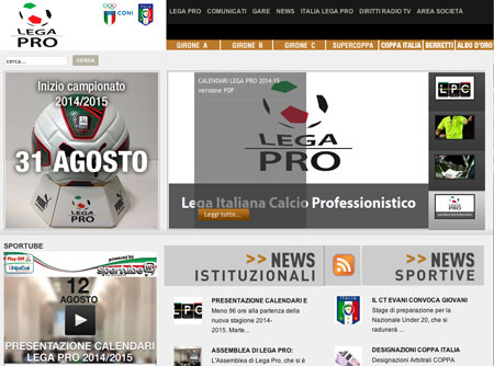 Nasce LegaPro Channel, 1200 partite in streaming