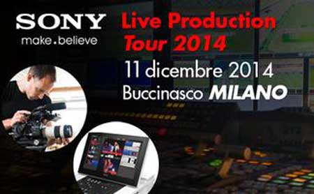 OpenDay  Sony Live Production Tour l'11 dicembre 2014
