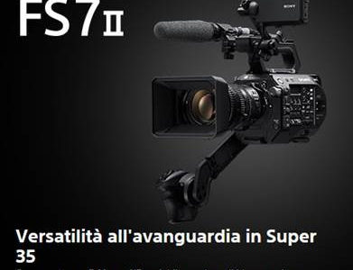 Masterclass Sony sul nuovo camcorder FS7 II a Firenze il 30 novembre 2016