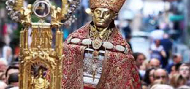 La Celebrazione della Liquefazione del Sangue di San Gennaro in diretta streaming Tv