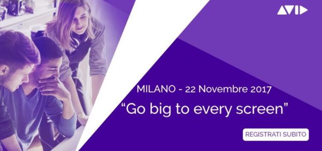 Avid e Adobe "Go big to every screen", Milano 22 novembre