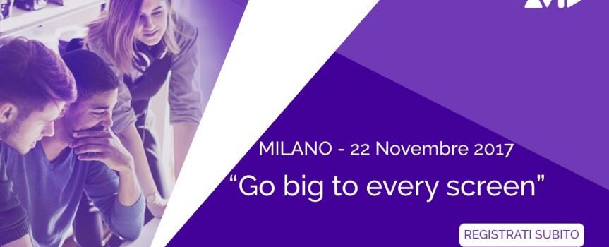 Avid e Adobe "Go big to every screen", Milano 22 novembre