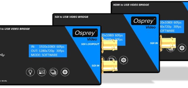 Osprey Video dispositivi USB Video Bridge: l'acquisizione video qualità broadcast USB 3.0