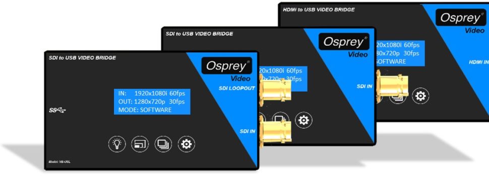 Osprey Video dispositivi USB Video Bridge: l'acquisizione video qualità broadcast USB 3.0