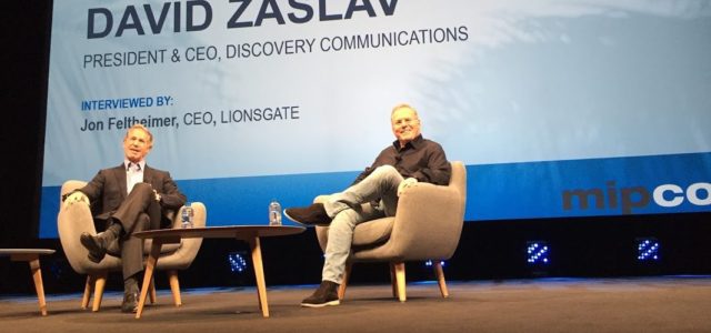 Al Mipcom di Cannes Davis Zaslav è la personalità TV del 2017