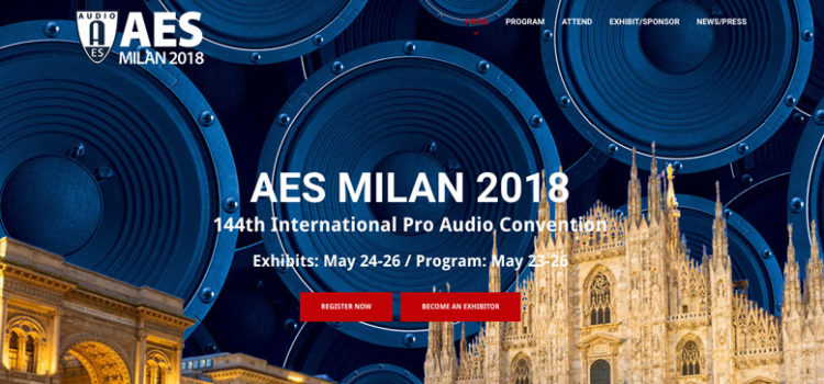 AES e il principale evento europeo audio dell'anno