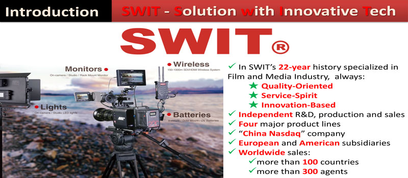 Le novità 2018 di SWIT distribuite da Adcom
