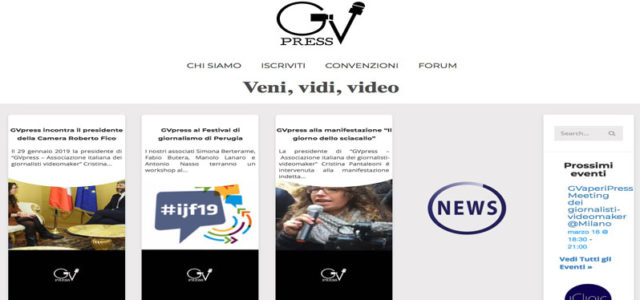 Con GVpress cresce la figura del videogiornalista