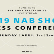 Sony Press Event NAB 2019