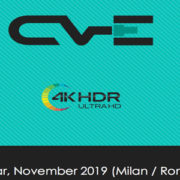 CVE: Seminario UHD/HDR, Milano 26 Novembre, Roma 28 novembre