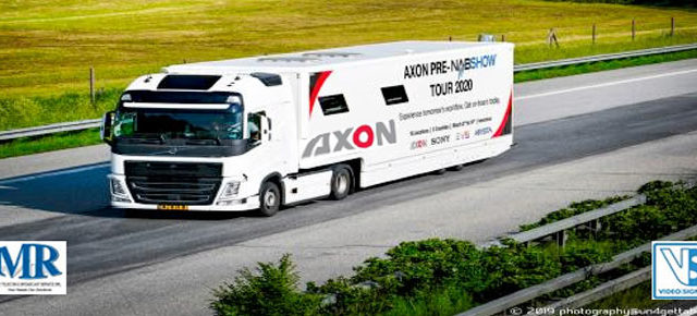 L'OB van Axon porta le tecnologie in tour per l'Europa, in Italia il 16 marzo