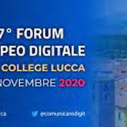 Sarà online l'annuale Forum Europeo Tv di Lucca del 19 e 20 novembre