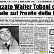 28 maggio 1980, 40 anni fa l’omicidio di Walter Tobagi