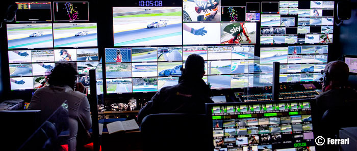 Tutto il sistema 4K HDR ready, 4 camere on board, nuova telemetria live dalle auto e AR real time nel Ferrari Challenge