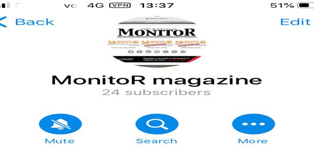 Il canale Telegram di MonitoR magazine
