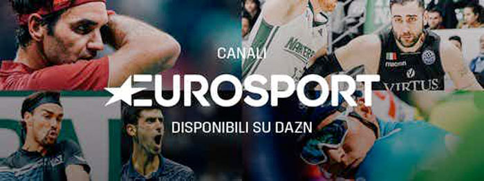 I programmi Eurosport saranno visibili su Dazn