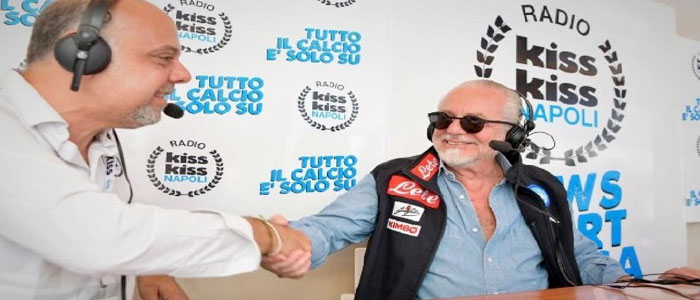 Radio Kiss Kiss nel mirino di Aurelio De Laurentiis