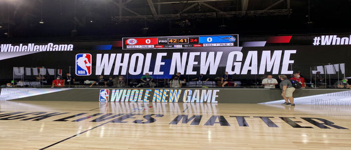 Le soluzioni di interfono wireless Bolero di Riedel e interfono a matrice digitale Artist per la NBA Bubble 2020