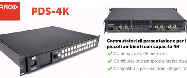 Barco PD-S4K: nuovo mixer grafico 4K