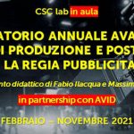 A febbraio 2021 parte il Laboratorio Annuale di Produzione Video del Centro Sperimentale di Cinematografia