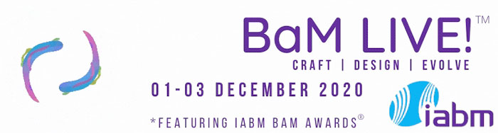 BaM Live dall'1 al 3 dicembre tre giorni online con l'IABM