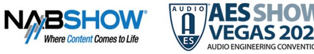 2021: ottobre a Las Vegas per NAB Show, insieme ad AES Show