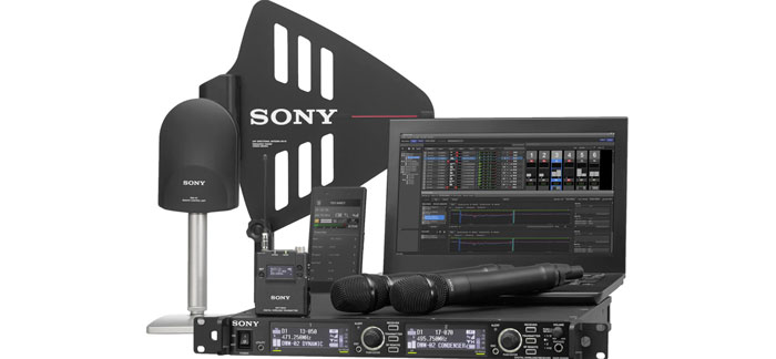 I radiomicrofoni digitali Sony presentati all'evento di Leading Technologies