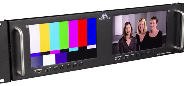 Murideo lancia il Test Monitor 4K a doppio schermo montato a rack
