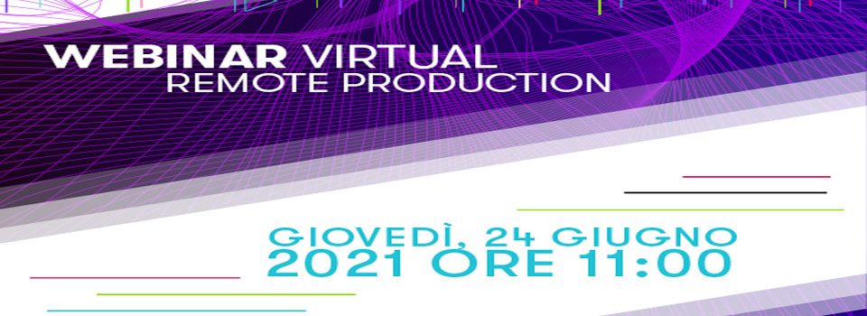 24 giugno: Webinar Virtuale di Avid sulla Produzione Remota