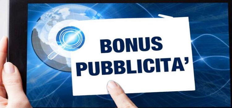 Bonus pubblicità anche per radio e tv