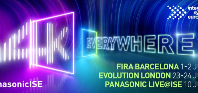 A ISE 2021, Panasonic ha presentato la gamma completa di proiettori e display 4k