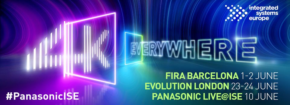 A ISE 2021, Panasonic ha presentato la gamma completa di proiettori e display 4k