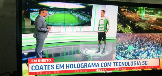 La prima partita di calcio trasmessa su rete 5G in Portogallo