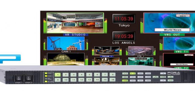 Il nuovo multiviewer IP FOR-A monitora i flussi di lavoro di produzione ibridi